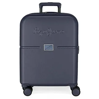 Pepe Jeans Accent Maleta de cabina, Azul, Rígida,