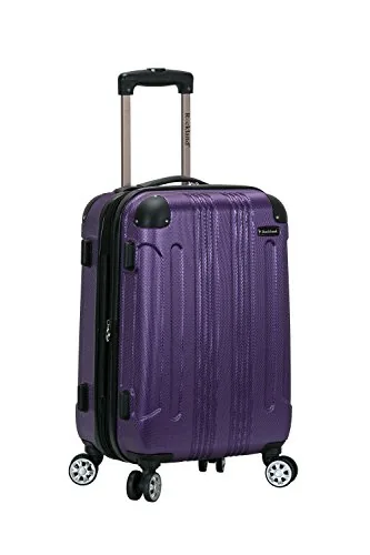 Rockland Equipaje Giratorio expandible de 50,8 cm, Purple