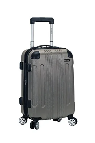 Rockland Equipaje Giratorio expandible de 50,8 cm, Silver