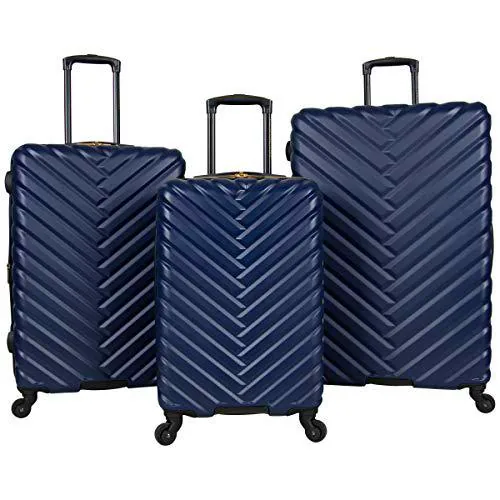 Kenneth Cole REACTION Maleta Extensible Madison Square Hardside Chevron para Mujer
