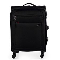 Swiza - Equipaje de Mano Adulto Unisex, Negro/Rojo (Multicolor)