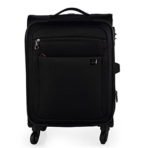 Swiza - Equipaje de Mano Adulto Unisex, Negro/Rojo (Multicolor)