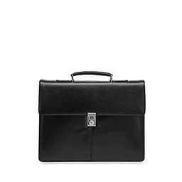 Picard 8265 - Maletín de Cuero para Hombre, Color Negro