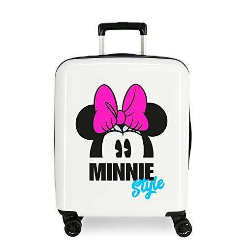 Disney Minnie Style Maleta de cabina Multicolor 37x55x20 cms Rígida ABS Cierre combinación 38.4L 2,9Kgs 4 Ruedas Dobles Equipaje de Mano