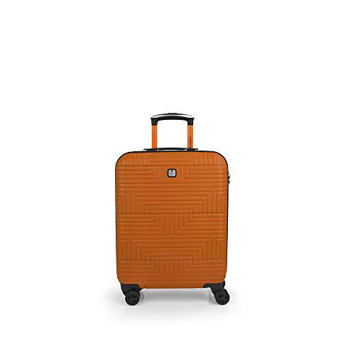 Gabol - Shock | Maleta de Cabina Dura de 40 x 55 x 20 cm con Capacidad para 37 L de Color Naranja