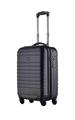 Lightpak 949762 - Maleta Trolley ABS, 4 Ruedas, Color Negro