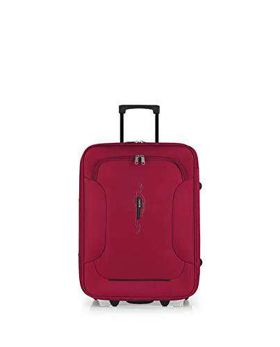 Gabol - Week | Maleta de Cabina de Tela de 40 x 55 x 20 cm con Capacidad para 34 L de Color Rojo