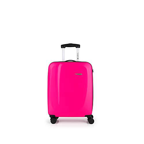 Gabol - Line | Maleta de Cabina Rigidas de 39 x 55 x 20 cm con Capacidad para 33 L de Color Fucsia