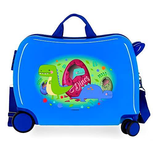 Movom Happy Time Maleta Infantil Multicolor 50x38x20 cms Rígida ABS Cierre combinación 34L 2,1Kgs 4 Ruedas Equipaje de Mano