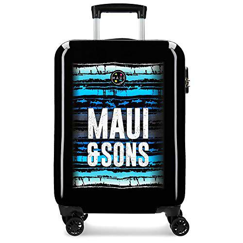 Enso Waves Maleta de cabina Multicolor 37x55x20 cms Rígida ABS Cierre combinación 33L 2,8Kgs 4 ruedas dobles Equipaje de Mano
