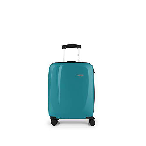 Gabol - Line | Maleta de Cabina Rigidas de 39 x 55 x 20 cm con Capacidad para 33 L de Color Turquesa
