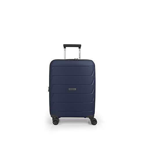 Gabol - Sakura | Maleta de Cabina Duras de 39 x 55 x 22 cm con Capacidad para 45 L de Color Azul