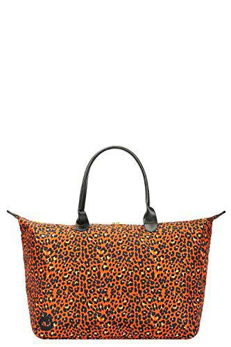 Mi-Pac Mi-Pac Weekender Nylon Leopard - Black Equipaje de Mano 55 Centimeters 35 Multicolor (Leopard Print)