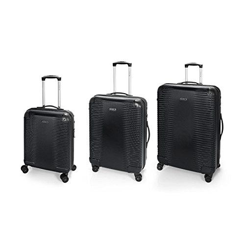 Gabol - Balance | Set de Maletas de Viaje Rigidas de Color Gris con Maleta de Cabina