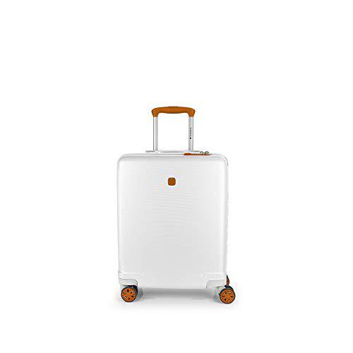 Gabol - Mosaic | Maleta de Cabina Rigida de 39 x 55 x 20 cm con Capacidad para 35 L de Color Blanco
