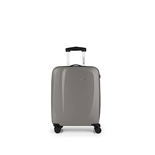 Gabol - Line | Maleta de Cabina Rigidas de 39 x 55 x 20 cm con Capacidad para 33 L de Color Gris