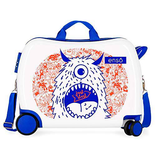 Enso Fantasy Maleta Infantil Multicolor 50x38x20 cms Rígida ABS Cierre combinación 34L 2,1Kgs 4 Ruedas Equipaje de Mano
