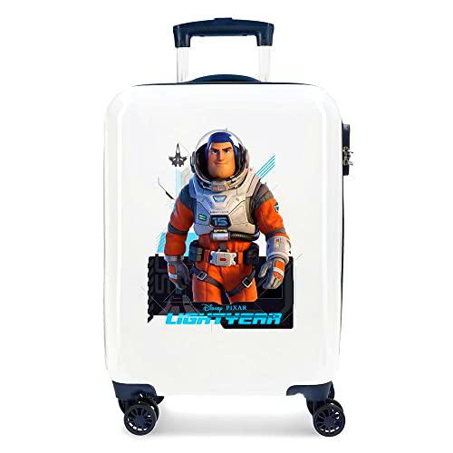 Disney Lightyear Maleta de Cabina Multicolor 38x55x20 cms Rígida ABS Cierre de combinación Lateral 34L 2 kgs 4 Ruedas Dobles