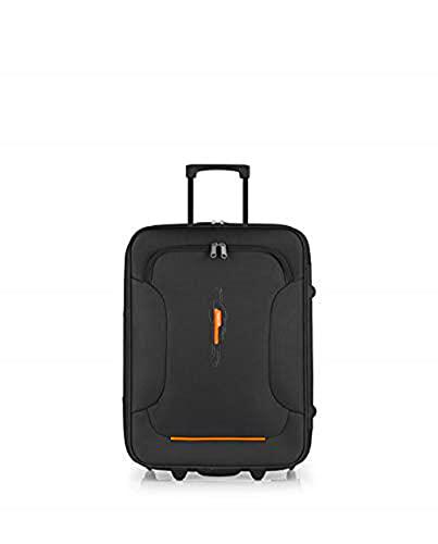 Gabol - Week | Maleta de Cabina de Tela de 40 x 55 x 20 cm con Capacidad para 34 L de Color Negro