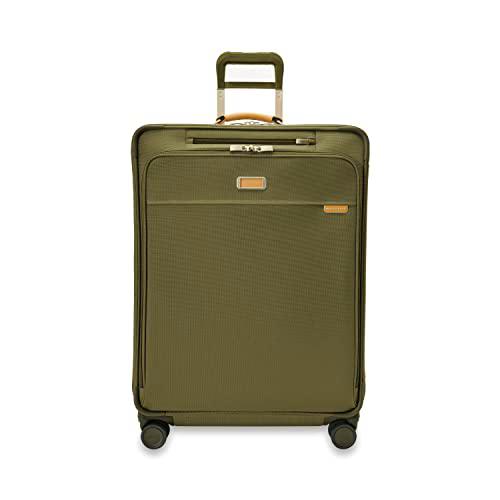 Briggs &amp; Riley Spinner expandible Grande, Verde Oliva