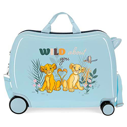 Disney Before The Bloom Maleta Infantil Azul 50x38x20 cms Rígida ABS Cierre de combinación Lateral 34L 3 kgs 4 Equipaje de Mano