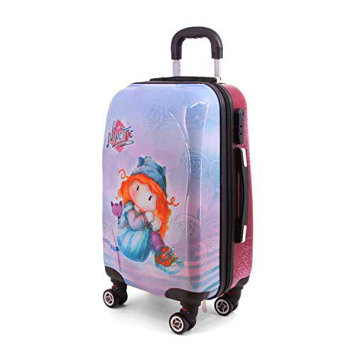 Forever Ninette Origin Equipaje de Mano, 54 cm, 35.5 litros, Azul