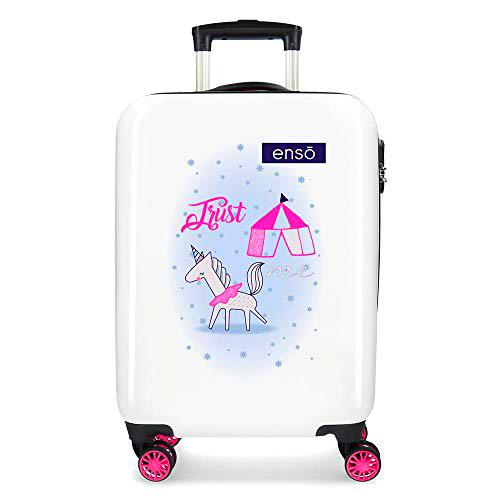 Enso Fantasy Maleta de cabina Multicolor 37x55x20 cms Rígida ABS Cierre combinación 32L 2,5Kgs 4 ruedas dobles Equipaje de Mano