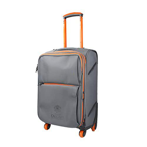 Calgary Loyalty Maleta de Cabina Tipo Troley, semirrígida de Tela