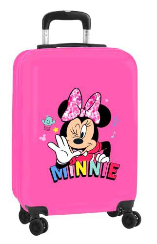 Safta-612212851 Trolley Cabina 20" Minnie Mouse Lucky 34,5X55X20Cm
