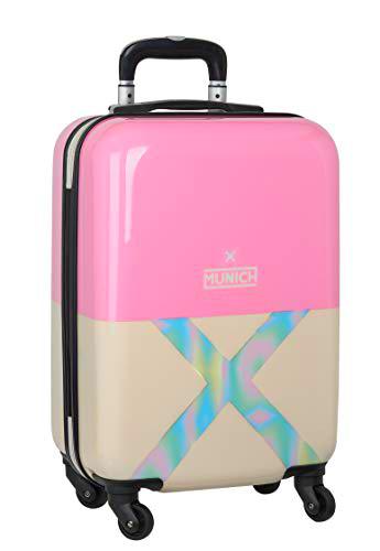 Safta Trolley Cabina 20" Maleta Ruedas y Candado de Seguridad de Munich Rainbow