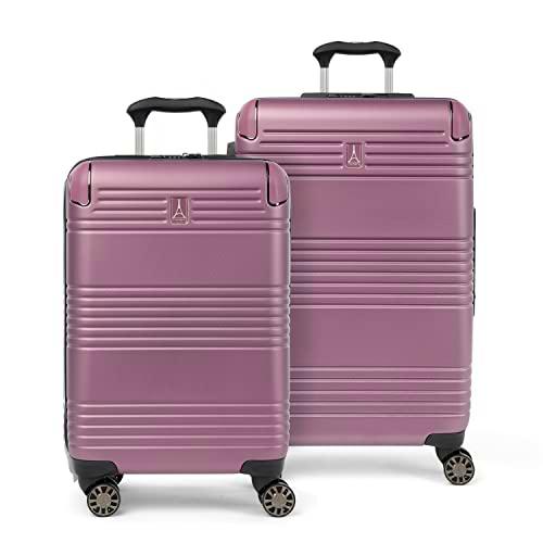 Travelpro Roundtrip Hardside - Equipaje Giratorio expandible, Color Lila
