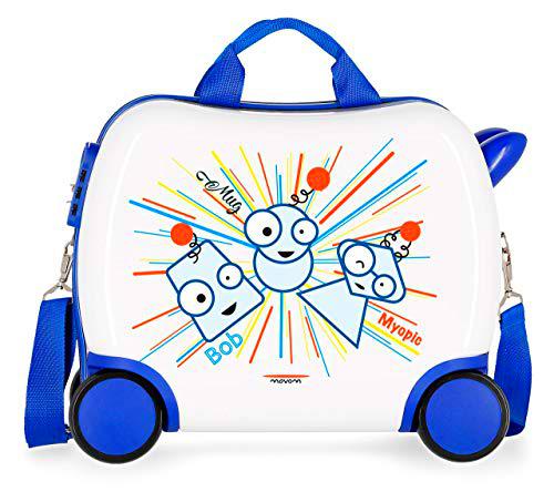 Movom Happy Time Maleta Infantil Multicolor 41x34x20 cms Rígida ABS Cierre combinación 25L 2Kgs 4 Ruedas Equipaje de Mano