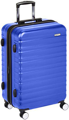 Amazon Basics - Maleta rígida, con ruedas y cerradura TSA incorporada