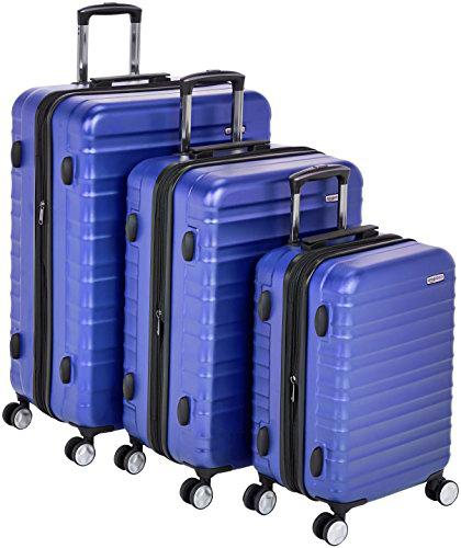 Amazon Basics - Maleta rígida «Hardside» con ruedas giratorias y cerradura TSA incorporada