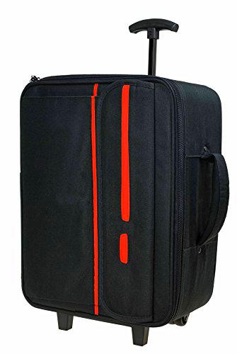 Progallio 450166 Carro de Fotos y Viajes con división Variable Negro