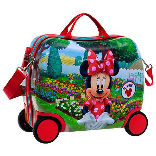 Disney Minnie Garden Equipaje de Mano, 27.88 litros, Color Rojo
