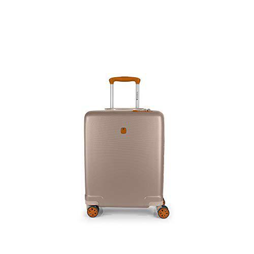 Gabol - Mosaic | Maleta de Cabina Rigida de 39 x 55 x 20 cm con Capacidad para 35 L de Color Champán