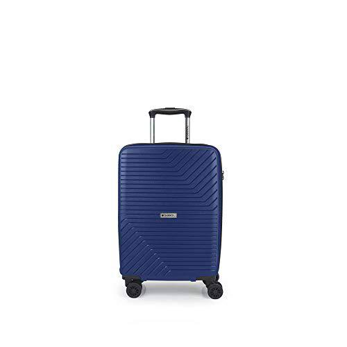 Gabol - Osaka | Maleta de Cabina Rigidas con Cargador USB de 37 x 55 x 21 cm con Capacidad para 44 L de Color Azul