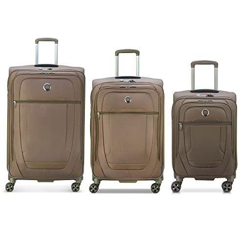 DELSEY PARIS HELIUM DLX, Juego de 3 maletas flexibles de equipaje