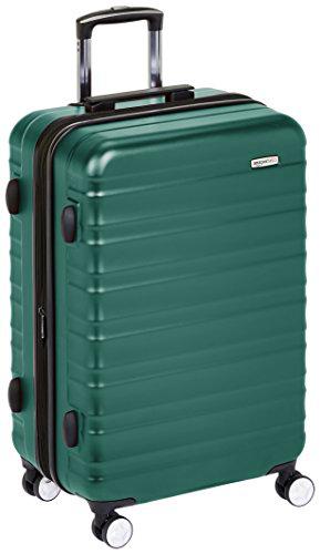 Amazon Basics - Maleta rígida, con ruedas y cerradura TSA incorporada
