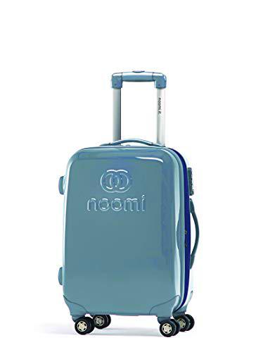 Noomi Trolley 100% Policarbonato Pequeño Maleta de Mano 51 cm, Gris