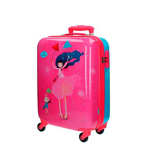 Gorjuss Under My Umbrella Equipaje de Mano, 33 litros, Color Rosa