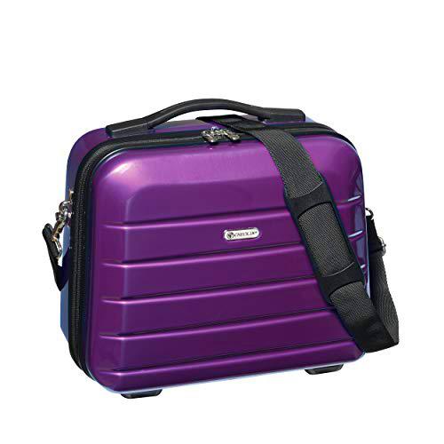 CHECK.IN London 2.0 - Maletín para cosméticos, Color Morado