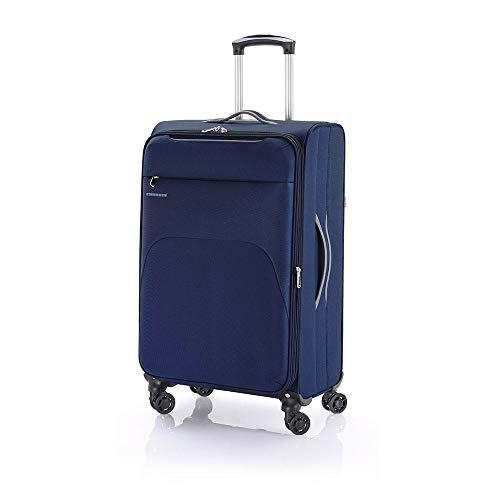 Gabol - Zambia | Maletas de Viaje Medianas de 41 x 69 x 26 cm con Capacidad para 60 L de Color Azul
