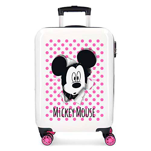 Disney Have a good day Mickey Maleta de cabina Multicolor 37x55x20 cms Rígida ABS Cierre combinación 34L 2,6Kgs 4 Ruedas dobles Equipaje de Mano
