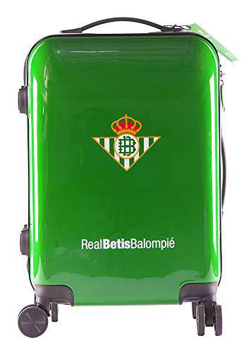 Real Betis Balompié - Maleta de Viaje - Compatible con Todo Tipo de Aerolíneas