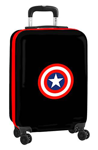 CAPITAN AMERICA - Trolley de Cabina 20", Maleta con Ruedas
