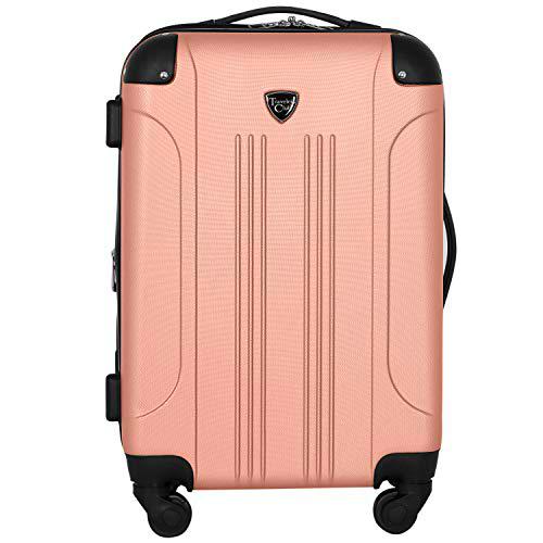 Travelers Club Sky+ Juego de Equipaje, Oro Rosa, 20" Carry-On