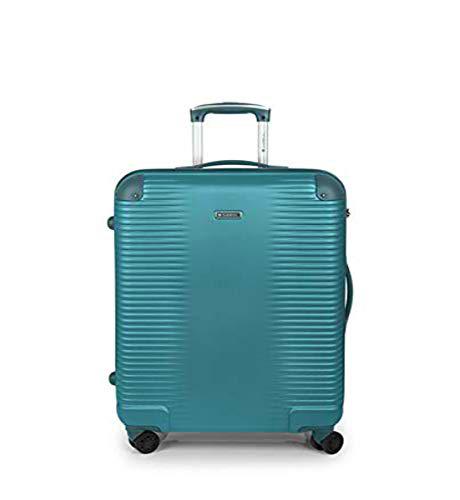 Gabol - Balance | Maletas de Viaje Medianas Rigidas de 47 x 66 x 25 cm con Capacidad para 55 L de Color Turquesa