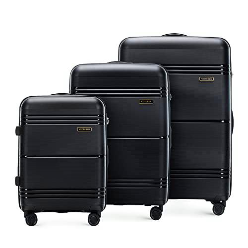 WITTCHEN Maleta de Polipropileno Ligero Mango telescópico TSA de Color sólido